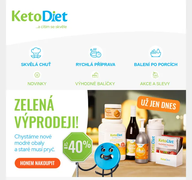 KetoDiet: Výprodej až 40 % – červen 2026 | Nuslet.cz