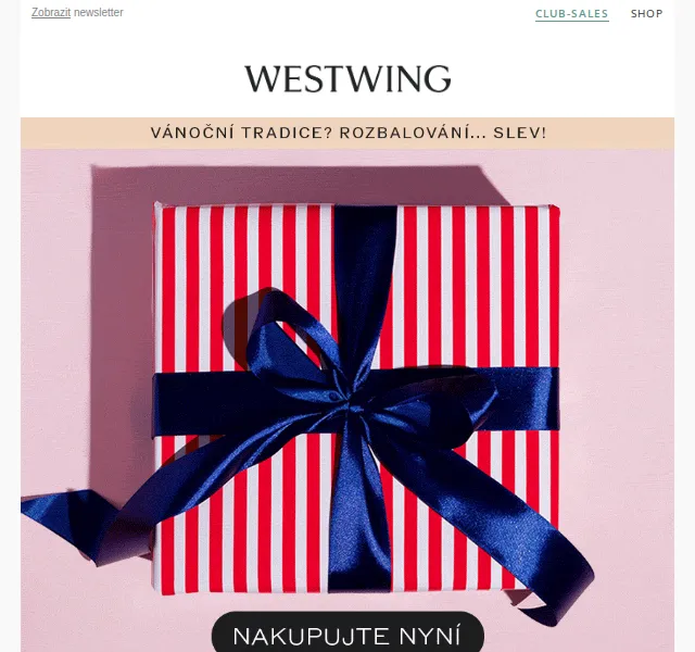 Westwing: (UN)BOXING DAY – až -85 % – červen 2026 | Nuslet.cz