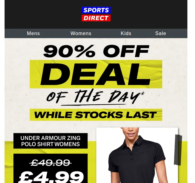 Sportsdirect.com: 90% sleva Under Armour Polo za 4.99 £ – červen 2026 | Nuslet.cz