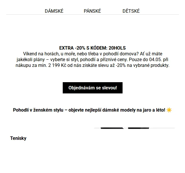 Eobuv: Extra -20 % na tenisky, mokasíny a pantofle – červen 2026 | Nuslet.cz