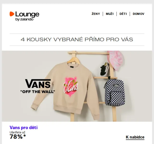 Lounge by Zalando: The North Face, Ralph Lauren až 80 % | Červen 2026