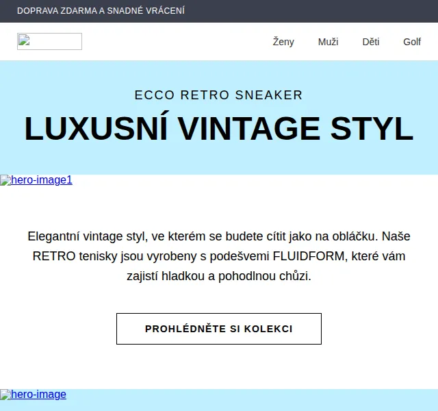 ECCO: Retro tenisky s FLUIDFORM podešví – červen 2026 | Nuslet.cz