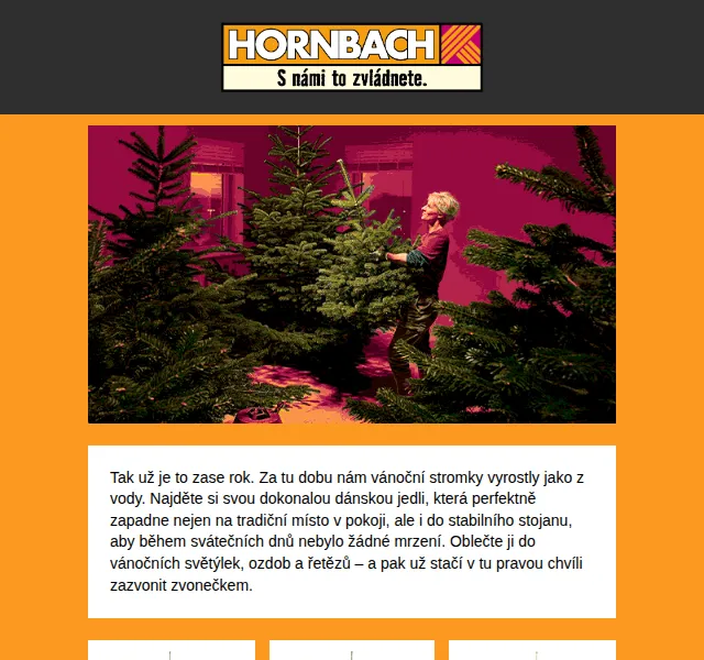 HORNBACH: Vánoční jedle a dekorace za skvělé ceny – červen 2026 | Nuslet.cz