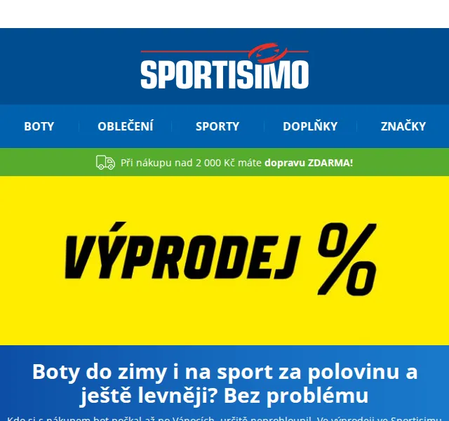 Sportisimo.cz: výprodej obuv až -60 % – červen 2026 | Nuslet.cz