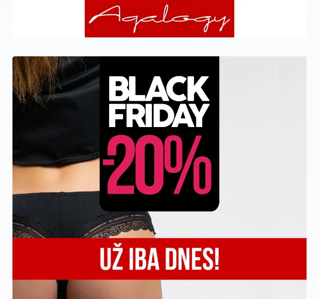 Nohavičky Aqalogy: -20 % na vše – Black Friday | červenec 2026 | Nuslet.cz