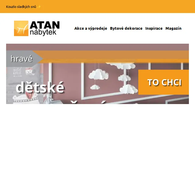 ATAN nábytek: Dětské povlečení od 299 Kč – červenec 2026 | Nuslet.cz