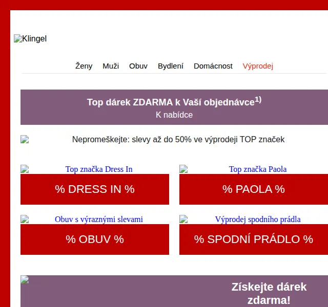 KLiNGEL: Využijte výhod až do 50 % – červen 2026 | Nuslet.cz