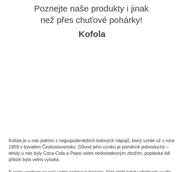 Váš HRUŠKA tým: Kofola a kolové nápoje – červen 2026 | Nuslet.cz