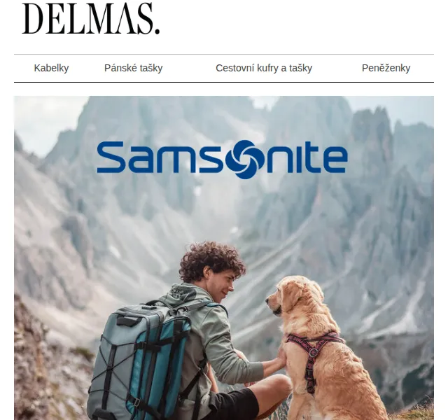 Delmas: Samsonite Outlab Paradiver – nová kolekce za 6 699 Kč – červen 2026 | Nuslet.cz