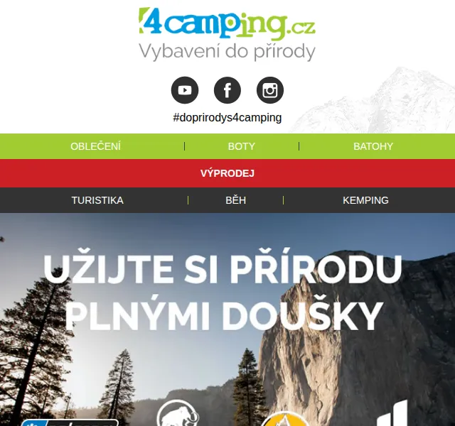 4camping: Světové outdoorové značky v akci – červen 2026 | Nuslet.cz