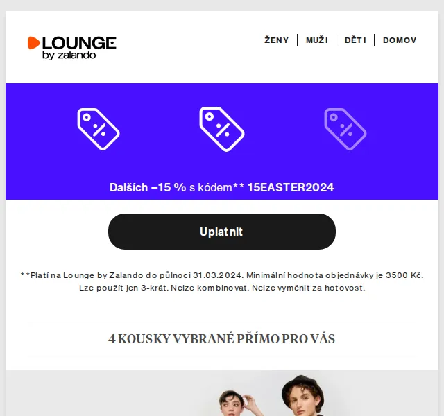 Lounge by Zalando: Sleva až 80 % na Versace, Timberland, Hollister – červen 2026 | Nuslet.cz