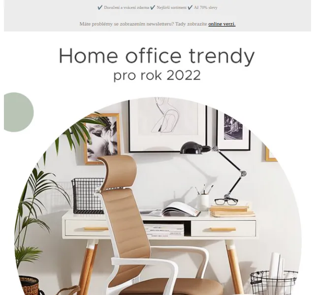 Beliani: Home office nábytek se slevou až 70 % – červen 2026 | Nuslet.cz