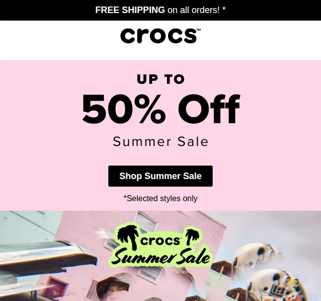 Crocs: letní výprodej až 50 % – červen 2026 | Nuslet.cz