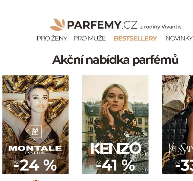 Parfemy.cz: Slevy na Montale, Kenzo a YSL – červen 2026 | Nuslet.cz