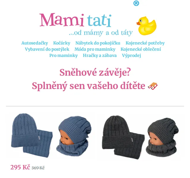 Mamitati.cz: Zimní výprodej Baby Nellys – červen 2026 | Nuslet.cz