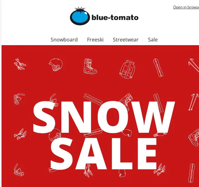 BLUE TOMATO: Snow SALE až 70% slevy – červen 2026 | Nuslet.cz