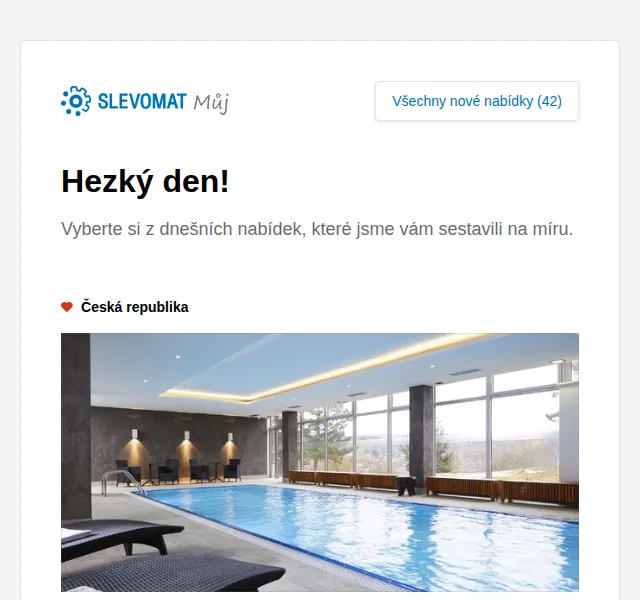 Slevomat: 4* hotel u Brněnské přehrady s jídlem a wellness od 1 790 Kč – červen 2026 | Nuslet.cz