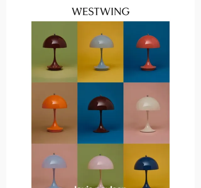 Westwing: Louis Poulsen, Alldock, black+blum – srpen 2026