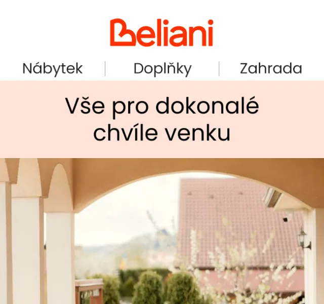 Beliani.cz: Zahradní nábytek & gril – červenec 2026