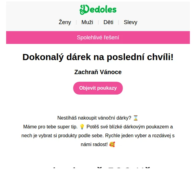 Dedoles.cz: Dárkové poukazy na ponožky – červen 2026 | Nuslet.cz