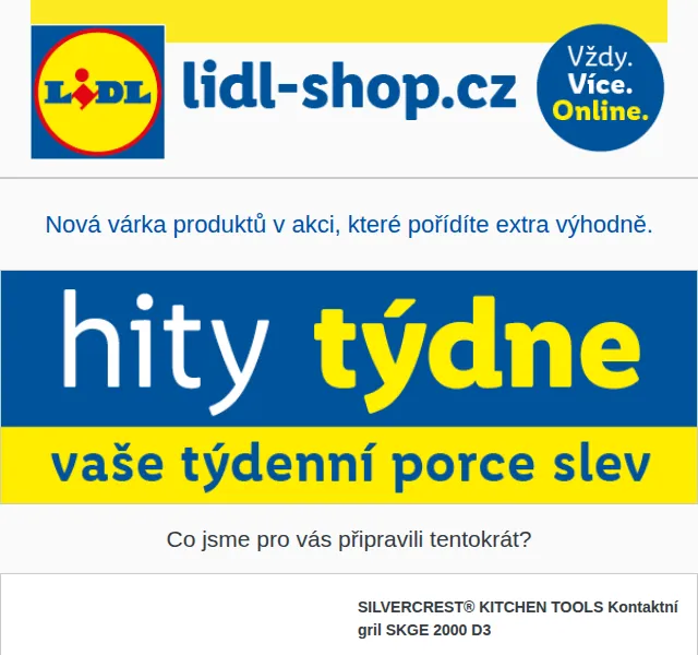 Lidl: Slevy až 64 % na hity týdne – prosinec 2026 | Nuslet.cz