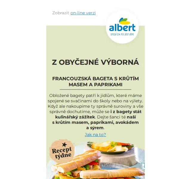 Albert: Sleva na krůtí řízek – červen 2026 | Nuslet.cz