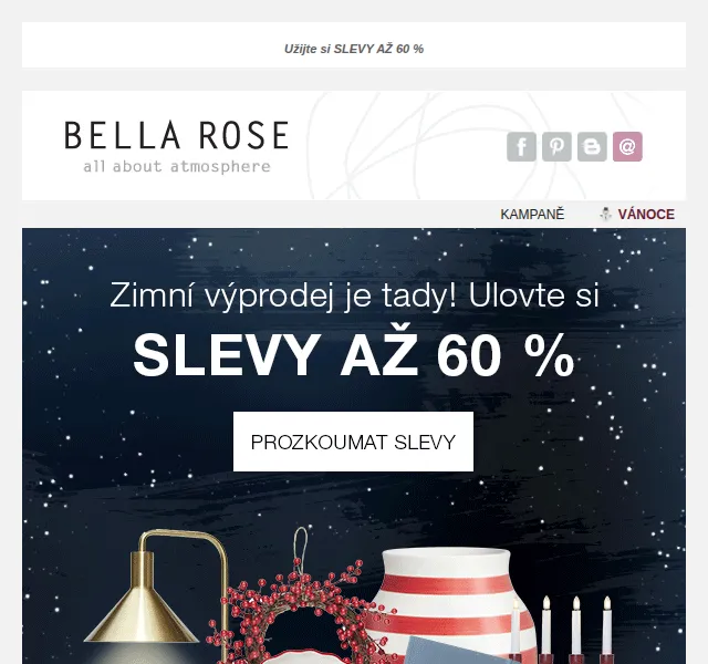 Bella Rose: Zimní výprodej slevy až 60 % – červen 2026 | Nuslet.cz