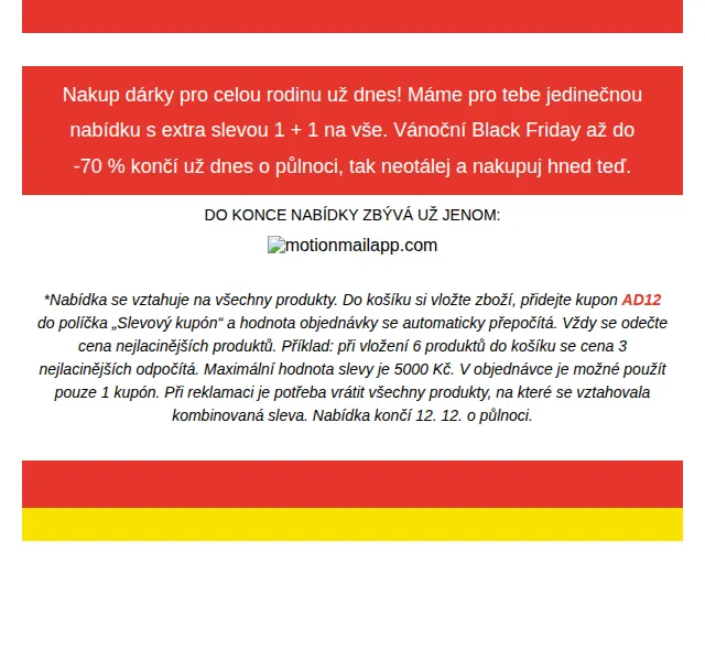 Dedoles.cz: 1+1 zdarma na vše – Vánoční Black Friday – prosinec 2026 | Nuslet.cz