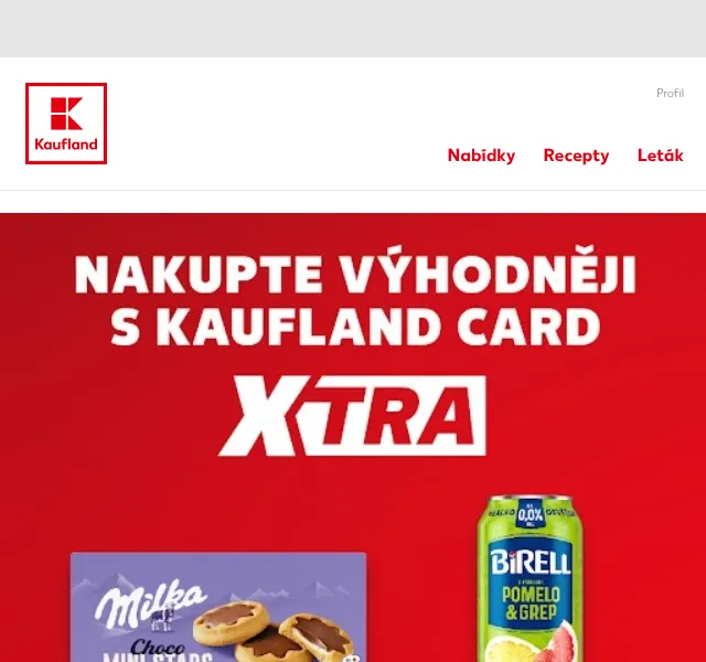 Kaufland: kachna –39 %, croissant –50 % – září 2026