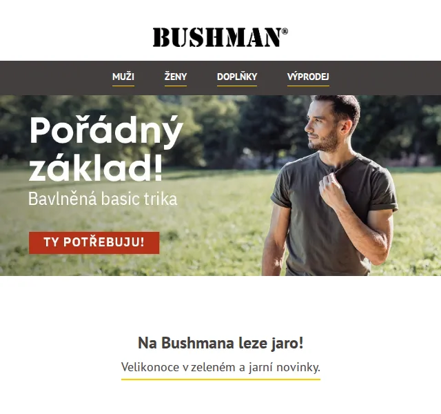 BUSHMAN: Jarní novinky a sleva 20 % na nože – červen 2026 | Nuslet.cz