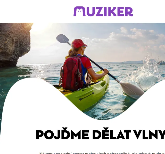 Muziker: Paddleboardy a potřeby pro vodní sporty – červen 2026 | Nuslet.cz