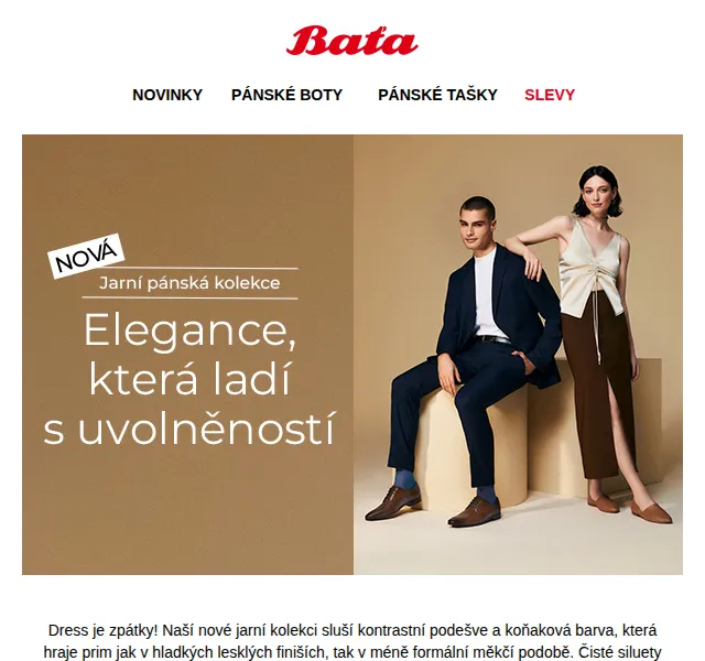 Baťa: Nová dressová kolekce – červen 2026 | Nuslet.cz