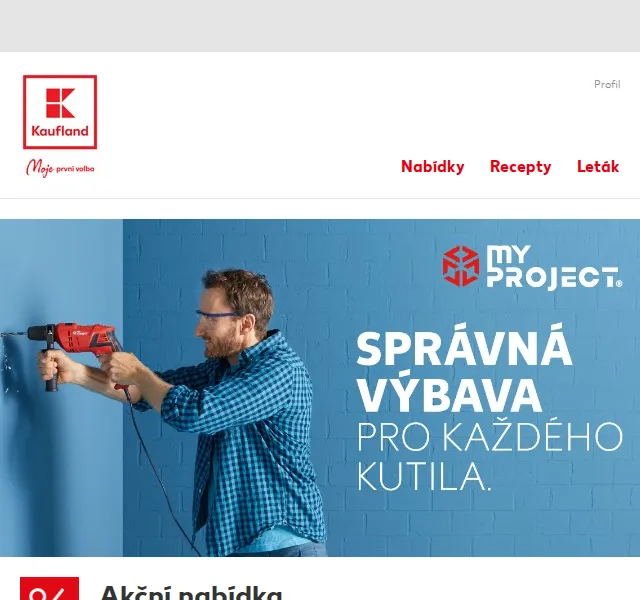 Kaufland: MyProject sada stolů a nářadí – červen 2026 | Nuslet.cz