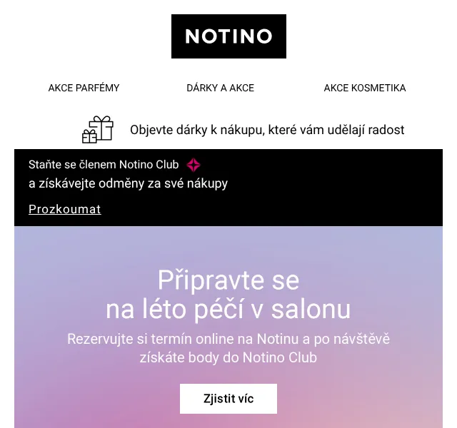Notino: až -40 % na parfémy a kosmetiku – květen 2026
