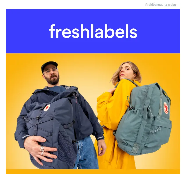 Freshlabels: sleva 15 % na Fjällräven, Herschel a Ferdinand – červen 2026 | Nuslet.cz