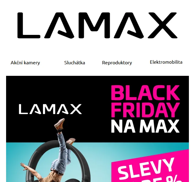 LAMAXshop: Black Friday – slevy až 35 % a doprava zdarma – červenec 2026 | Nuslet.cz