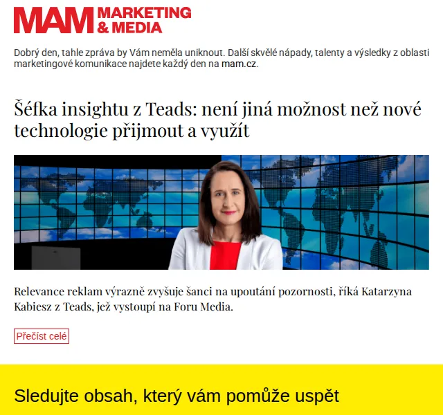 Marketing & Media: Nové technologie v reklamě – červen 2026 | Nuslet.cz