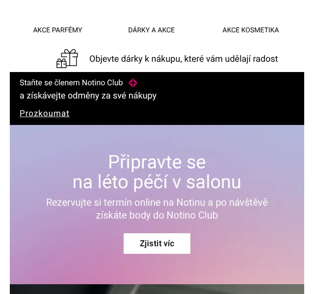 Notino: až −40 % na parfémy a kosmetiku – květen 2026