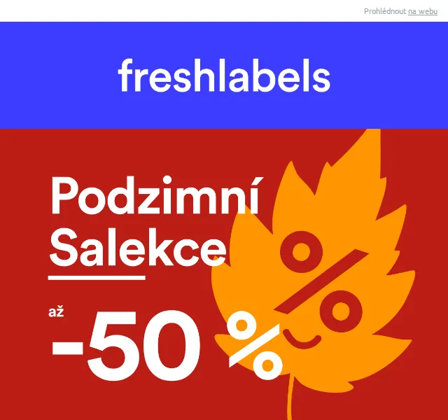 Freshlabels: Podzimní výprodej až 50 % – červen 2026 | Nuslet.cz