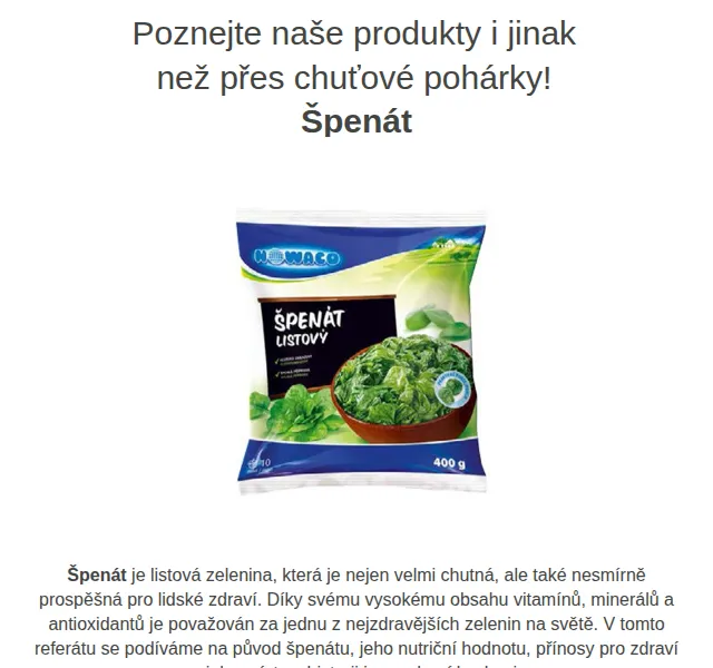 Váš HRUŠKA tým: Superpotravina špenát plná živin – červen 2026 | Nuslet.cz