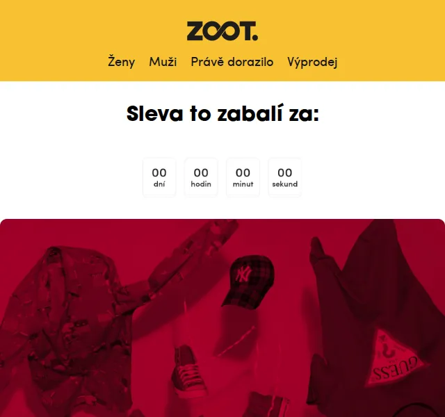 ZOOT: Obří výběr s −50 % a 25% sleva navíc – červen 2026 | Nuslet.cz