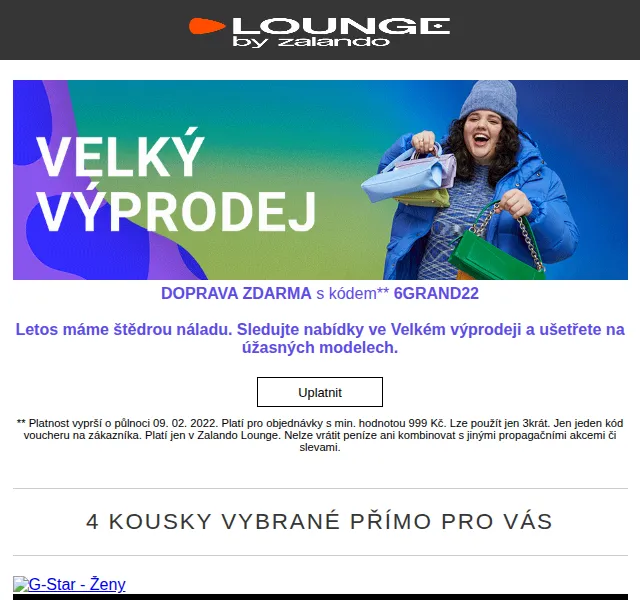 Lounge by Zalando: Velký výprodej až 80 % – červen 2026 | Nuslet.cz