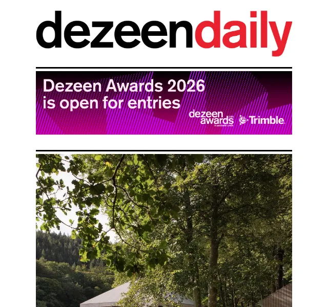 Dezeen Daily: Novinky z architektury a designu – červen 2026 | Nuslet.cz