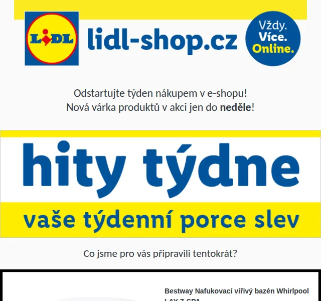 Lidl: Hity týdne se slevami až 52 % – červen 2026 | Nuslet.cz