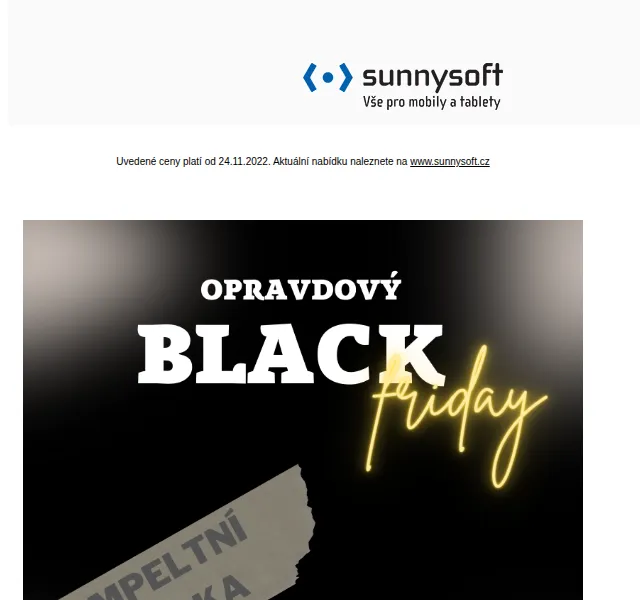 Sunnysoft: Black Friday slevy až 37 % na lockpick a Xiaomi – červen 2026 | Nuslet.cz