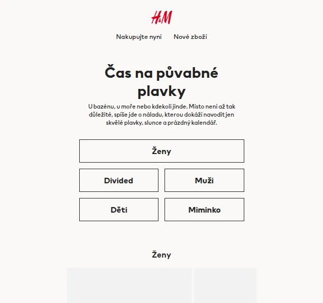 H&M Fashion: Nové modely plavek – červen 2026 | Nuslet.cz