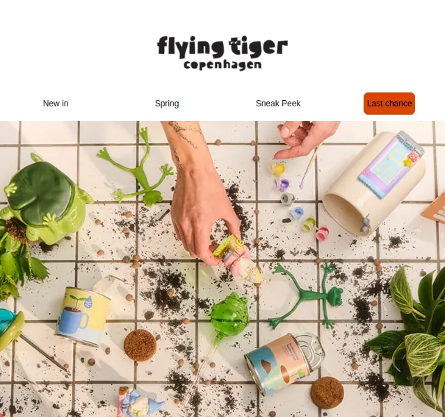Flying Tiger Copenhagen: Příslušenství pro rostliny – duben 2026