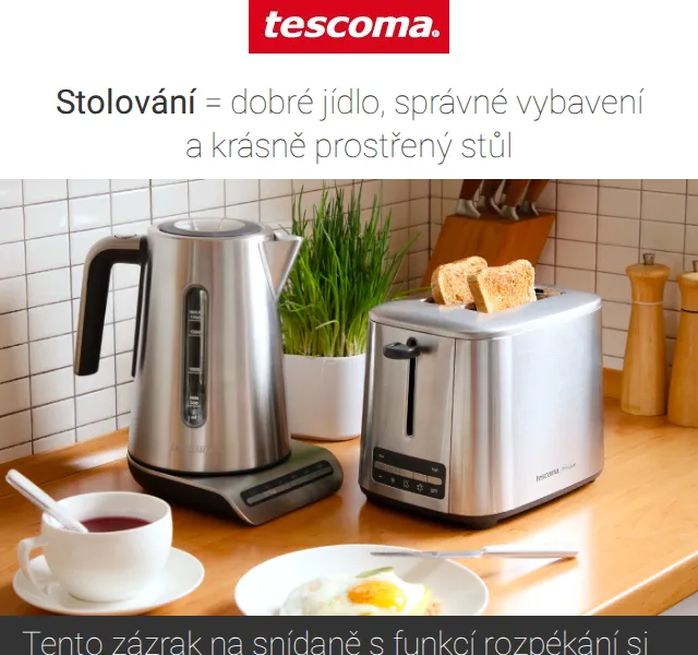 Tescoma: Topinkovač PRESIDENT za 1 499 Kč – červen 2026 | Nuslet.cz