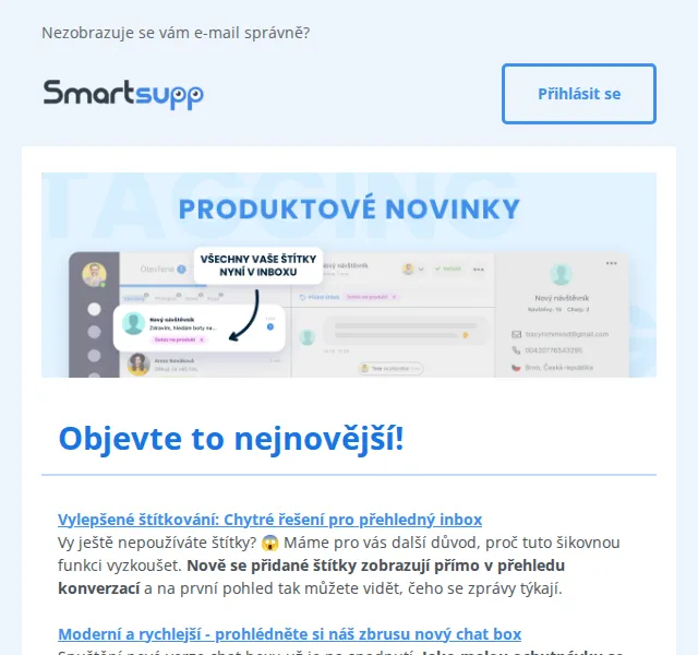 Smartsupp: ChatGPT AI v chatu – červen 2026 | Nuslet.cz
