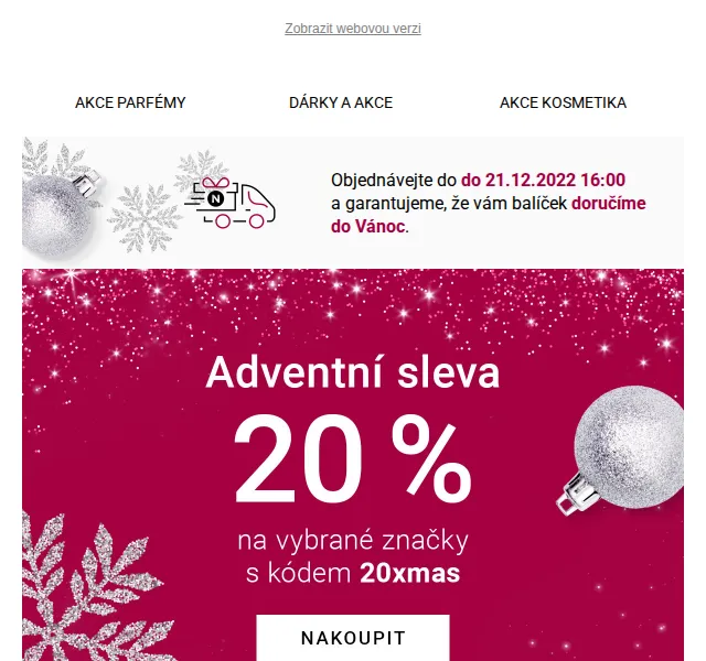 Notino: -20 % na vybrané značky – prosinec 2022 | Nuslet.cz